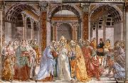 Marriage of Mary GHIRLANDAIO, Domenico